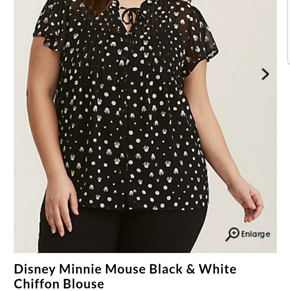 Minnie Mouse chiffon blouse